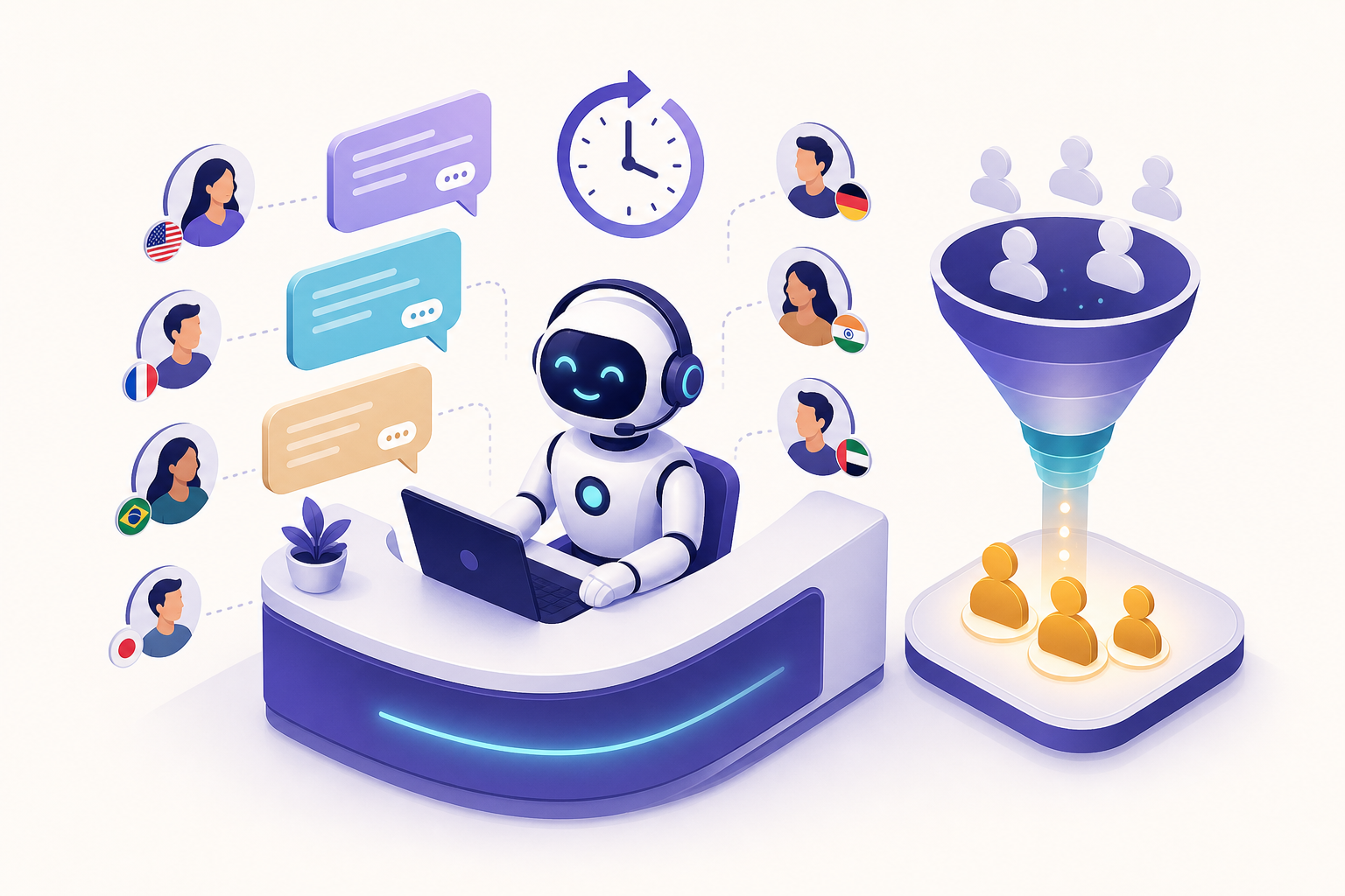 通用 AI 客服 vs 外贸 AI 销售智能体：WhatsApp、独立站、邮件里的 B2B 询盘该用哪个？